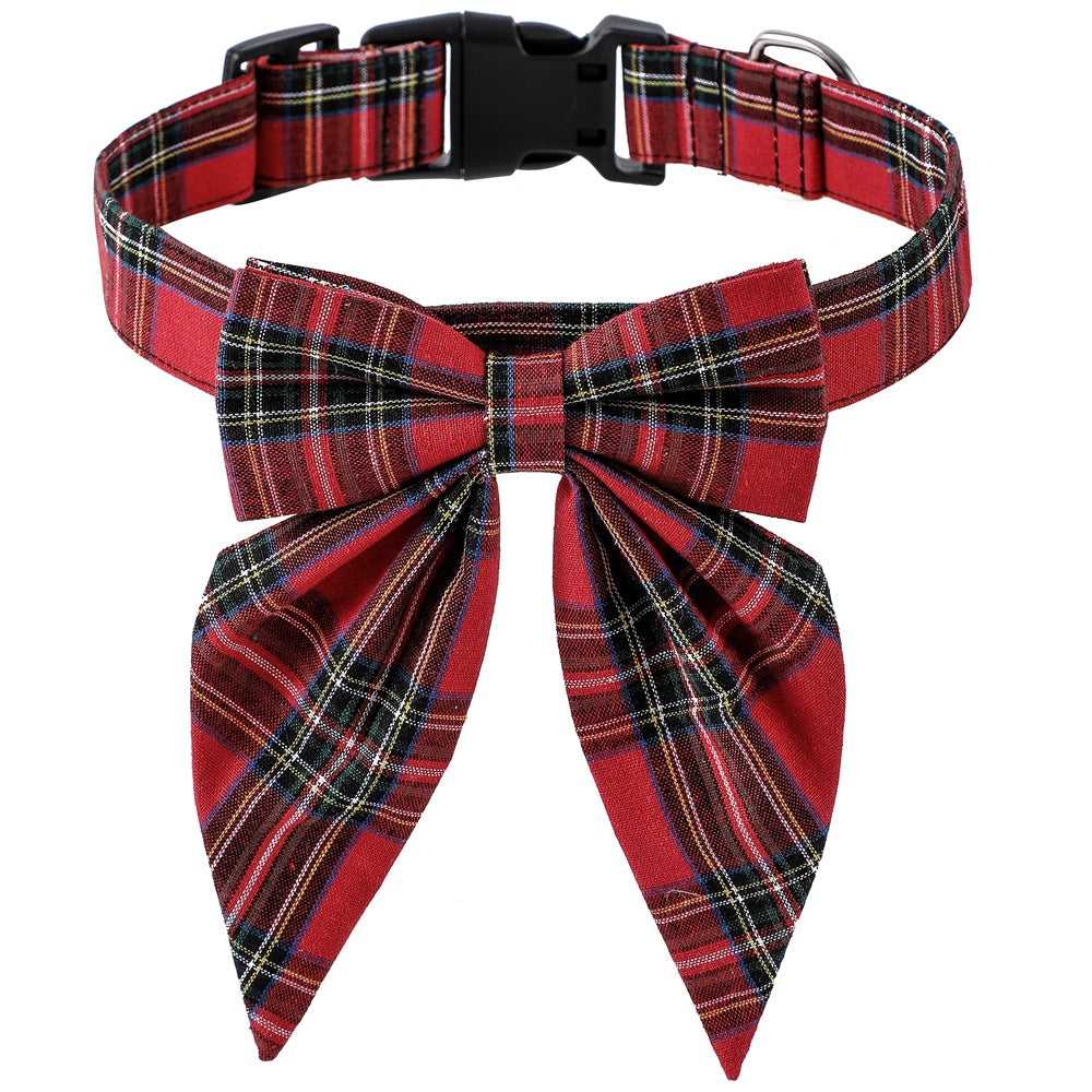 Pet Collar Bow Tie Christmas Dog