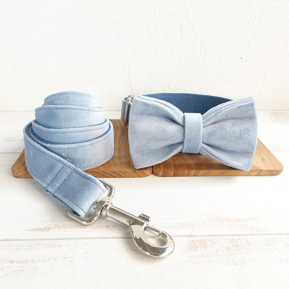 Thick pet collar with leash
