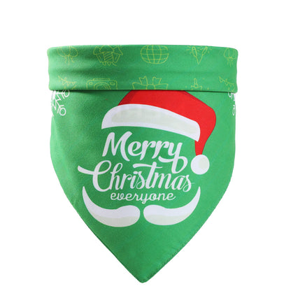 Pet saliva towel dog triangle towel